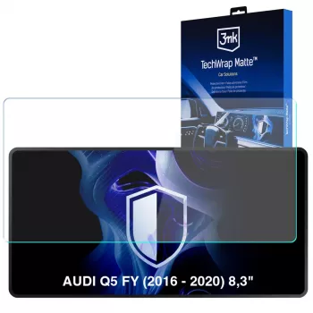 3MK PROTECTION Audi Q5 FY (2016-2020) 8.3 inch TechWrap Matte Center Display Screen Protector