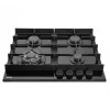 MPM-60-GMH-19 Plită pe gaz din sticlă 4 arzătoare sticlă securizată negru