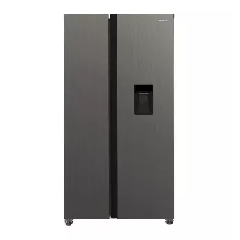 Frigider Side-by-Side MPM Total No Frost MPM-439-SBS-15/ND, oțel inoxidabil, înălțime 177 cm
