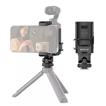 Suport cadru de extensie PULUZ pentru DJI Osmo Pocket 3 cu filet de 1/4 inch și suport telefon (PU726B)