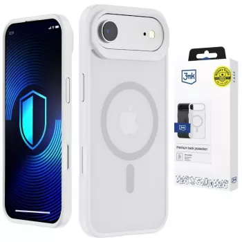 Husă 3MK Smoke MagCase pentru Apple iPhone Air - albă