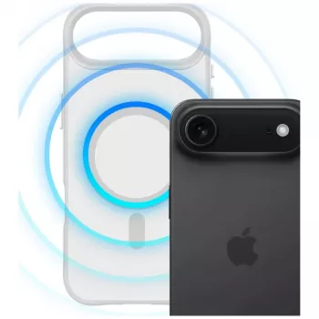 Husă 3MK Smoke MagCase pentru Apple iPhone Air - albă