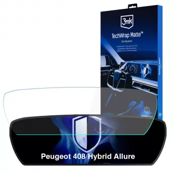 Folie de protecție mată pentru ecranul clusterului 3MK PROTECTION Peugeot 408 Hybrid Allure - 3mk TechWrap