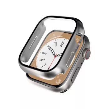 Carcasă de ceas hibridă Crong cu sticlă călită pentru Apple Watch 40mm - Starlight