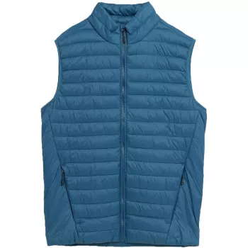 4F Men's Denim Vest M062 Light Denim Size L
