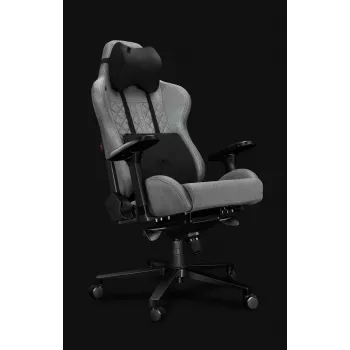 Scaun de birou YUMISU 2050, tapițerie textilă, Cloud/Black (Y-2050-LB-M)