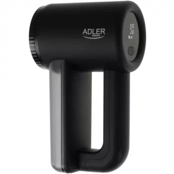Aparat de îndepărtat scame Adler AD 9617 cu afișaj LCD, 3 viteze, acumulator Li-Ion reîncărcabil 3,7 V 2000 mAh, încărcare USB, 5 W, negru