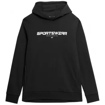4F Men's Sweatshirt M266 Deep Black Size S