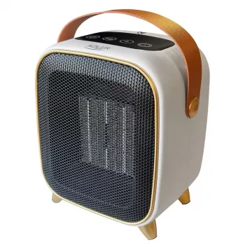 Aerotermă ceramică PTC Adler AD 7762 cu telecomandă, 2000W, afișaj LED, oscilație 45°, timer 12h, protecție la supraîncălzire și răsturnare, negru