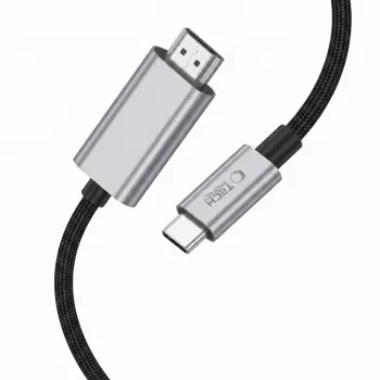 TECH-PROTECT ULTRABOOST Cable USB-C to HDMI 2.1 8K 60Hz 200cm Iron Grey