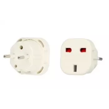 Adaptor încărcător iLike UK/EU alb - încărcător USB de perete compact 10,5W, ștecher EU, 2,1A, protecție la suprasarcină