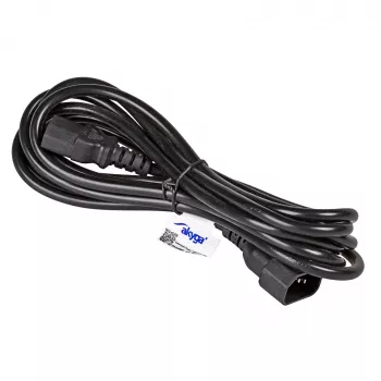 Akyga AK-PC-07C Cablu prelungitor CU IEC C13 la C14 3m Negru