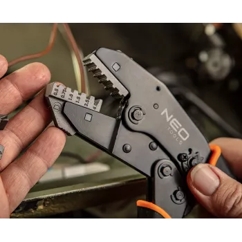 NEO TOOLS clește de sertizat manșoane 0,5-16 mm² (22-6 AWG)