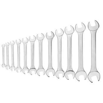 NEO TOOLS Double-Ended Open-End Wrench Set 6-32 mm, 12 Pieces