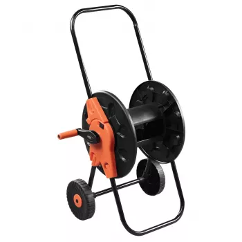 Cărucior cu tambur pentru furtun de grădină NEO TOOLS, plastic, capacitate 60 m 1/2