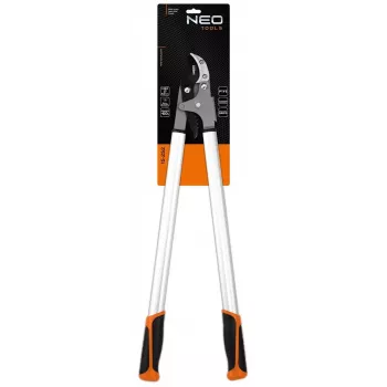 Foarfecă de grădină bypass NEO TOOLS 15-252 200 mm, lamă din oțel carbon de înaltă calitate cu strat PTFE, mânere ergonomice cu blocare de siguranță