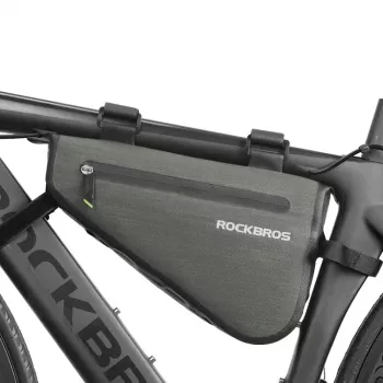 Geantă de cadru bicicletă Rockbros AS-017 5L, verde închis