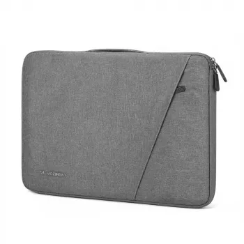 Geantă pentru laptop 17 inch Wozinsky WTNP-17G cu mâner ascuns - gri
