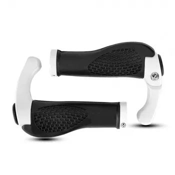 Mânere de bicicletă ROCKBROS BT1007W cu bar ends - alb