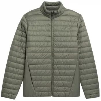 Geacă de puf bărbați 4F M084 Olive 4FSS23TDJAM084 44S
