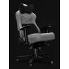 Scaun de birou YUMISU 2053, tapițerie textilă, Cloud/Black (Y-2053-LB-M)
