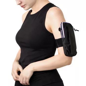 Suport universal de braț WOZINSKY WSDB-B pentru telefon până la 6,7 inch - negru