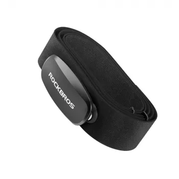 Centură toracică monitor ritm cardiac Rockbros HRM812 Bluetooth ANT+ IP67 neagră