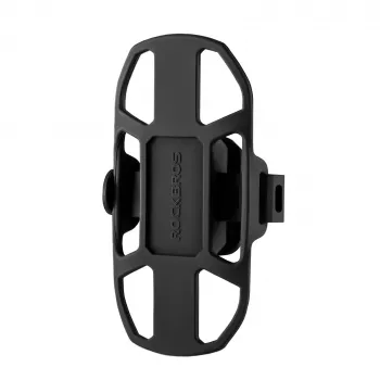 Suport de telefon din silicon pentru bicicletă ROCKBROS - negru