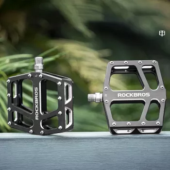 Pedale cu platformă largă ROCKBROS K399-BK - negru