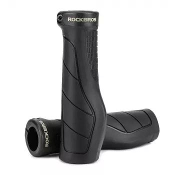 ROCKBROS G326PL Mânere ergonomice Lock-On pentru bicicletă - Negru