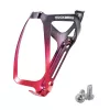 Suport bidon bicicletă din aluminiu Rockbros RKL02 - negru/roșu