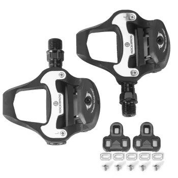 RockBros LP-R Plăcuțe de șosea compatibile LOOK KEO - Negru, flotare 6°, compozit nailon, cu accesorii de montaj