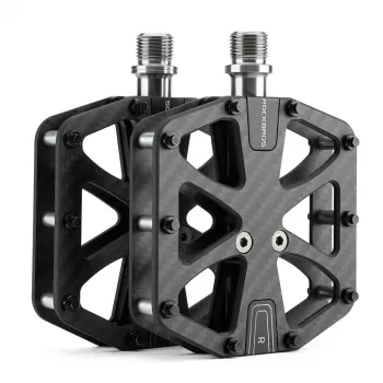 Rockbros C525 Pedale de bicicletă platformă din compozit cu fibră de carbon - Negru