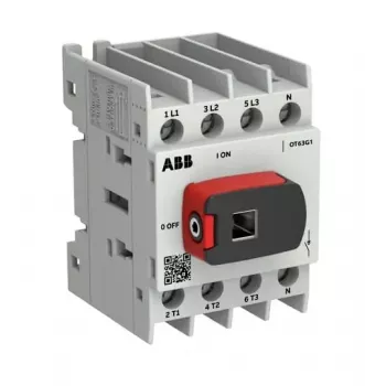 ABB OTOT63G1-4BSN2Plus Load Break Switch, 63 A, Frame G1, 4-Pole