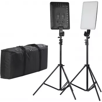 Set lumini de studio LED Quadralite Thea 450
