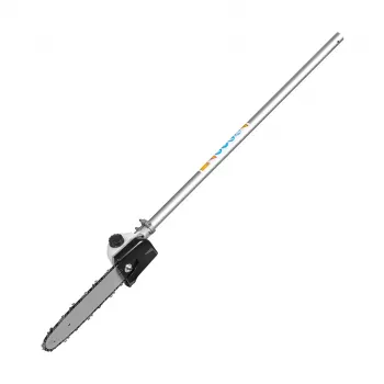 REBEL RB-5008 Accesoriu ferăstrău cu lanț pentru motocoasă, șină 25 cm, pas 3/8 țoli, grosime 1,3 mm, 44 de zale de antrenare, lubrifiere automată, rezervor de ulei 150 ml, compatibil cu arbore de antrenare cu 9 caneluri de 26 mm