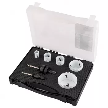 Set de carote bi-metalice GRAPHITE 19-68 mm, 7 piese
