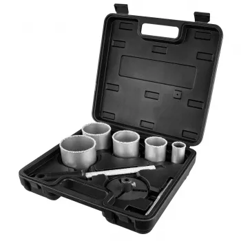 Set de 8 carote din tungsten GRAPHITE 32-83 mm