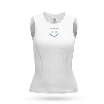 Tricou de ciclism fără mâneci cu uscare rapidă pentru damă ROBOROCK Rockbros YDBX001 M/L - alb