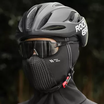 ROCKBROS LF25699 Thermal Cycling Balaclava - Black