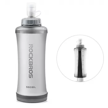 ROCKBROS Soft Flask 500 ml Sticlă de hidratare pentru alergare - alb