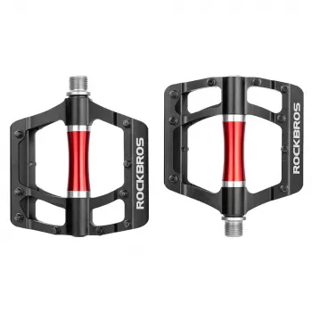 Pedale bicicletă platformă aluminiu ROCKBROS 2020-12CBK - Negru