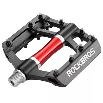 Pedale bicicletă platformă aluminiu ROCKBROS 2020-12CBK - Negru
