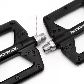 Pedale bicicletă nylon ROCKBROS 2022-12A, Negru