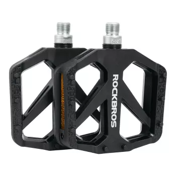 Pedale bicicletă nylon ROCKBROS BP2602, Negru
