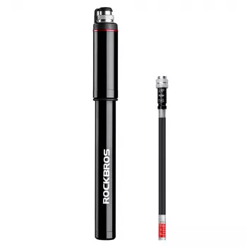 Pompă mini bicicletă ROCKBROS SMART-B 150 PSI valvă Presta Schrader Negru