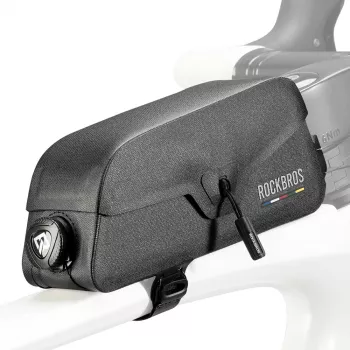 Geantă impermeabilă de cadru pentru bicicletă Rockbros AS-134 ROAD TO SKY 0,6 l - neagră