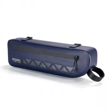 Geantă impermeabilă de cadru pentru bicicletă Rockbros AS-140 ROAD TO SKY 1,7 l albastră