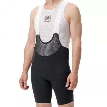 Pantaloni scurți de ciclism pentru bărbați cu bazon 3D ROCKBROS ROAD TO SKY - negri, mărimea S (TLDK001-1)