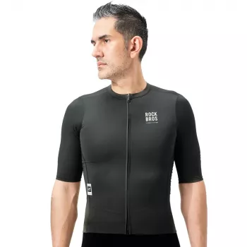 Tricou de ciclism cu mânecă scurtă pentru bărbați ROCKBROS ROAD TO SKY S - negru